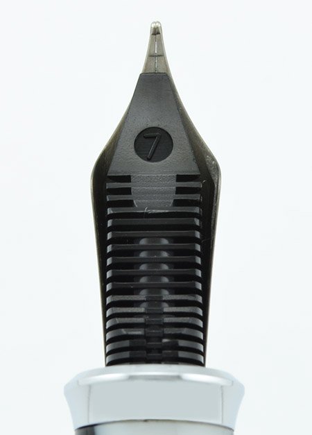 Stipula Model T Fountain Pen - Grey Marble, Fine Flexible Titanium